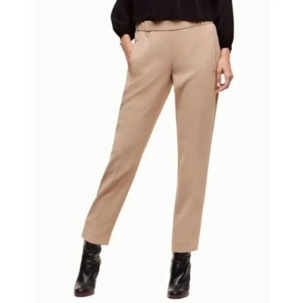 Aritzia Wilfred Darontal Beige Pull On Dress Trouser Pant 0